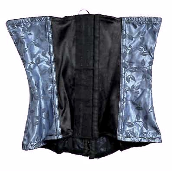 NWT Vintage Victoria's Secret Gorgeous Blue Lace Up Corset Bustier Size S - Picture 8 of 12